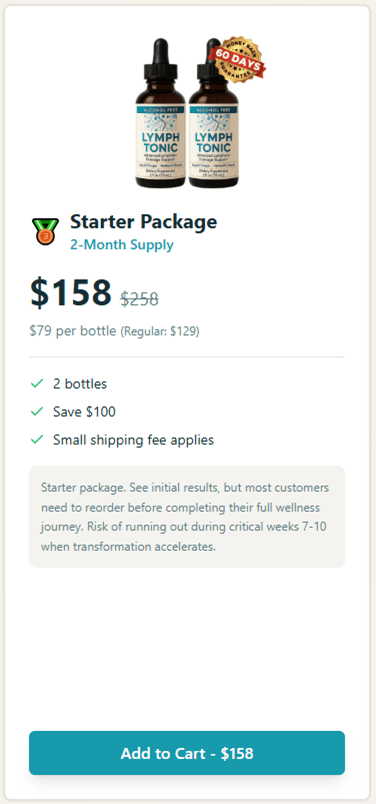 Lymph Tonic Price